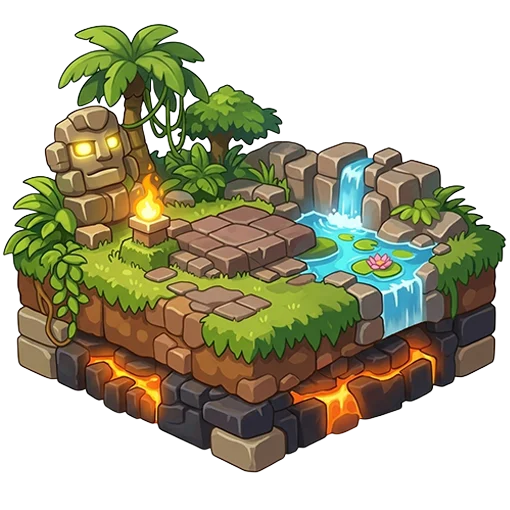 Jungle tile