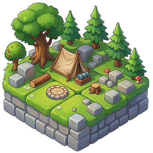 Forest tile